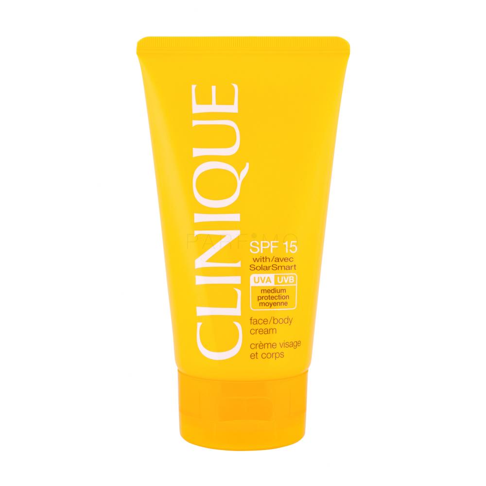 Clinique Sun Care Face Body Cream SPF15 Zaščita pred soncem za telo za ženske 150 ml
