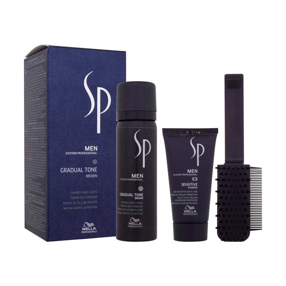 Wella Professionals SP Men Gradual Tone Barva za lase za moške 60 ml Odtenek Brown