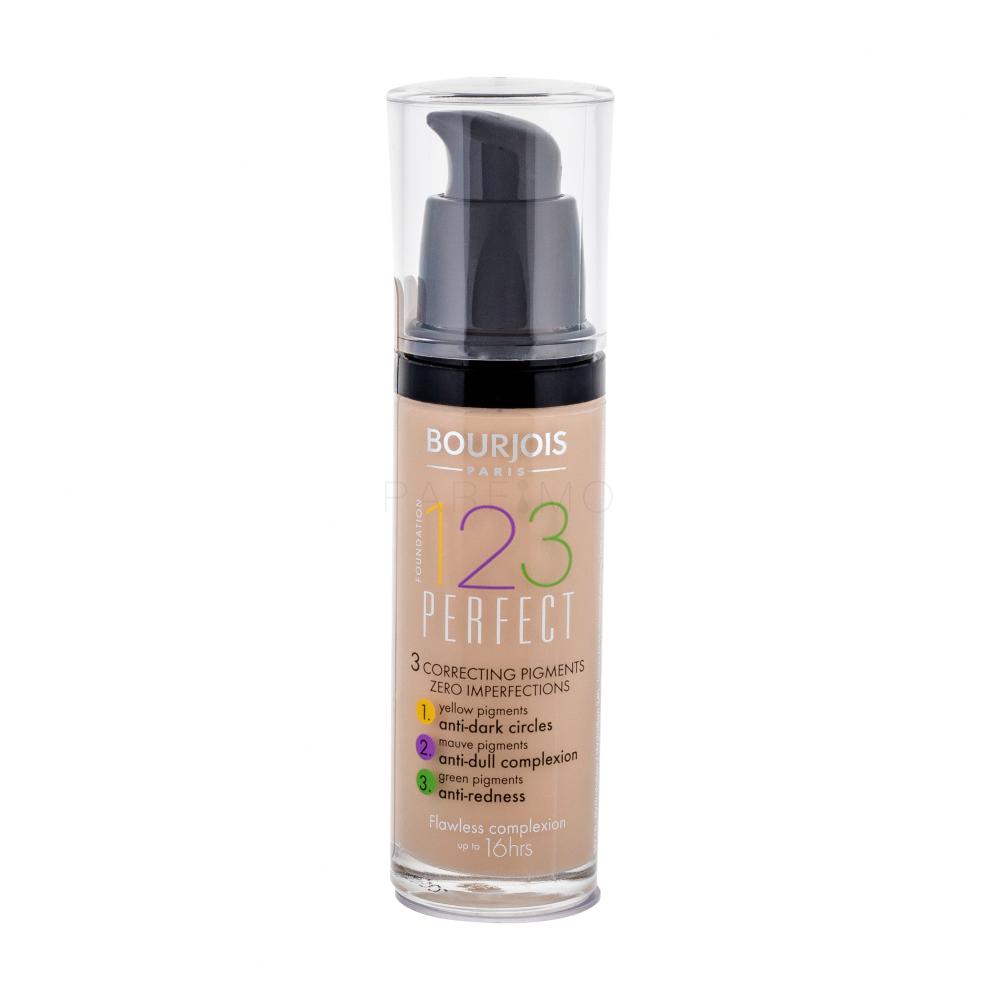 BOURJOIS Paris 123 Perfect Puder za ženske 30 ml Odtenek 52 Vanille