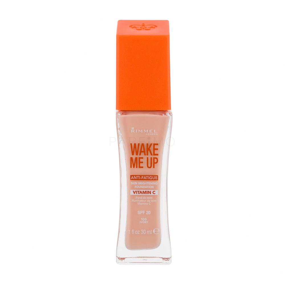 Rimmel London Wake Me Up SPF20 Puder za ženske 30 ml Odtenek 100 Ivory