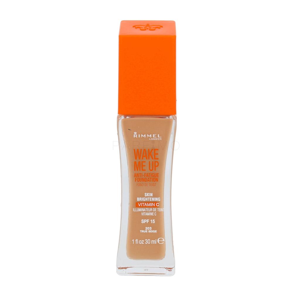 Rimmel London Wake Me Up SPF20 Puder za ženske 30 ml Odtenek 203 True Beige