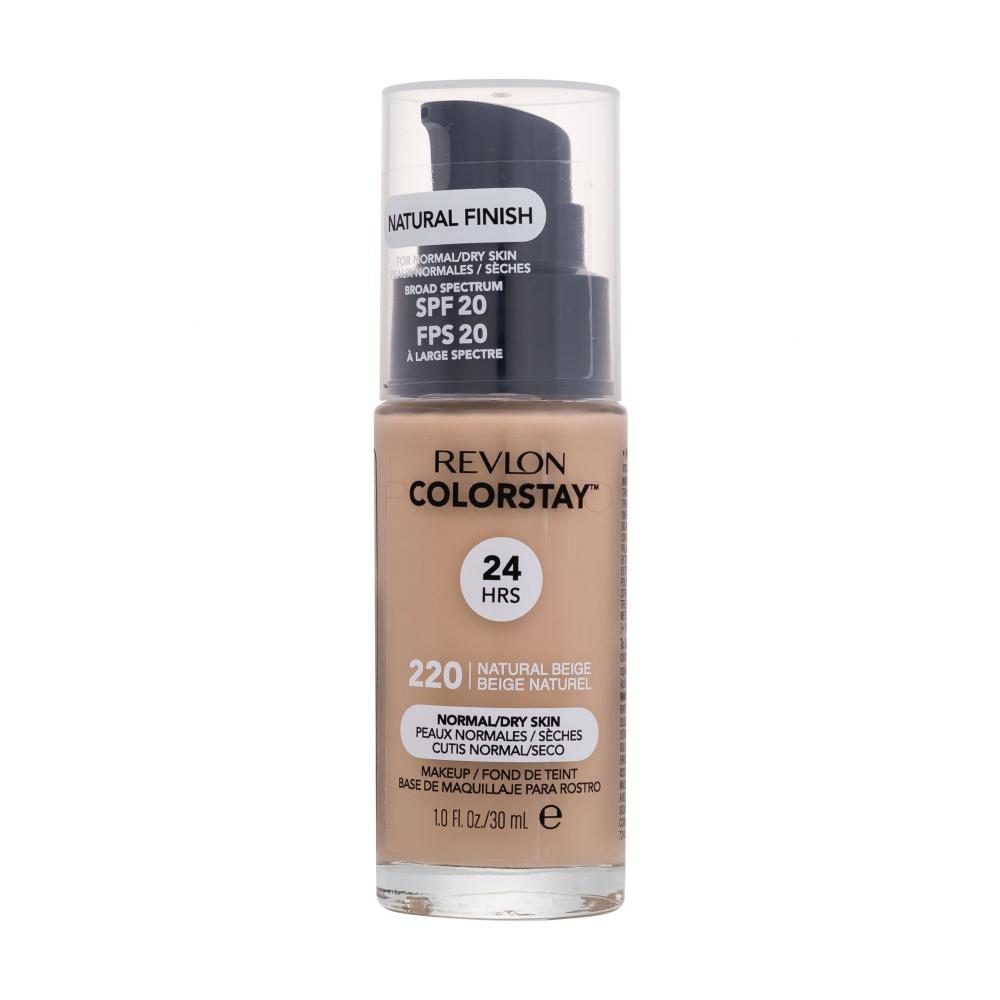 Revlon Colorstay Normal Dry Skin SPF20 Puder za ženske 30 ml Odtenek 220 Natural Beige
