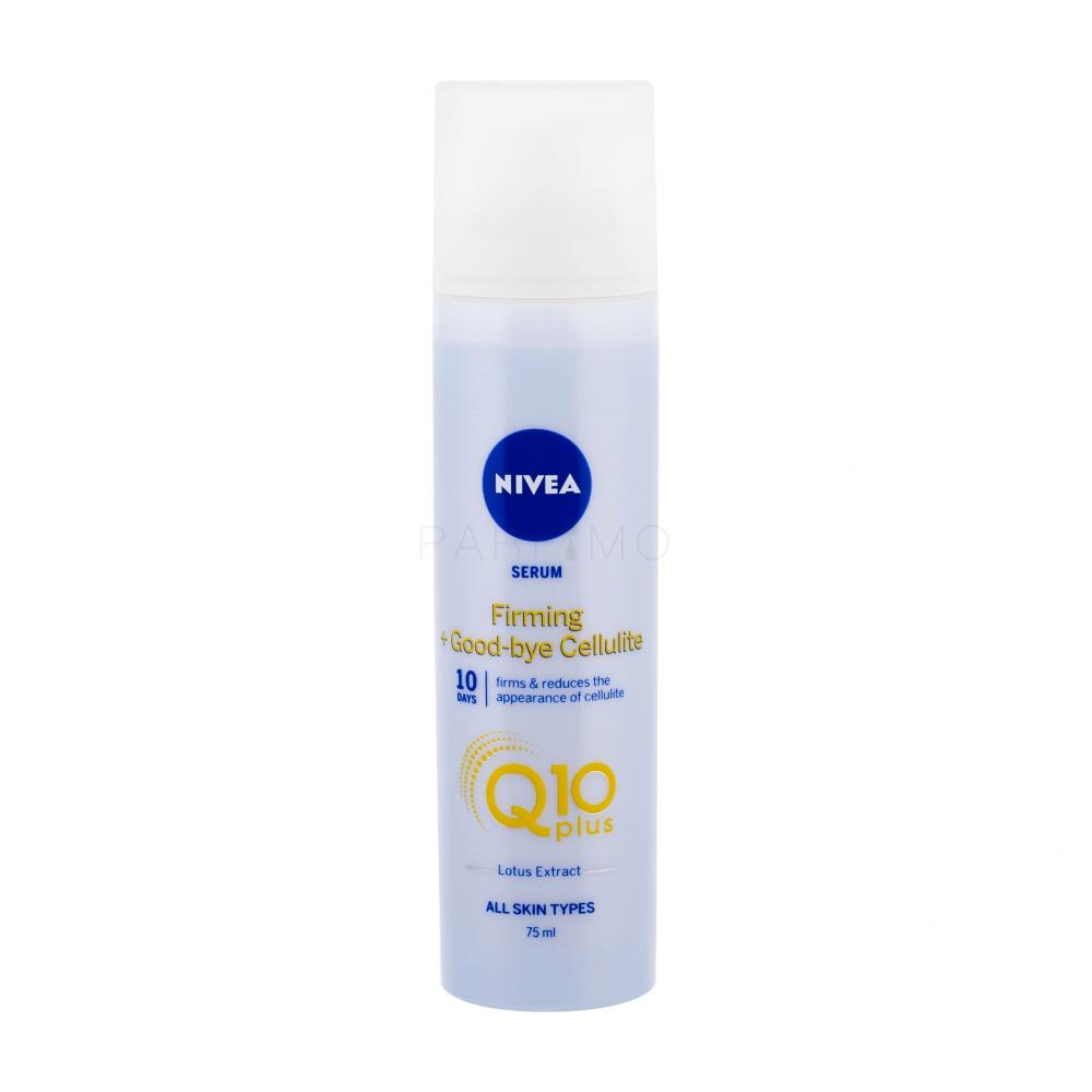 Nivea Q10 Plus Firming + Good-bye Cellulite Serum Izdelek proti celulitu in strijam za ženske 75 ml
