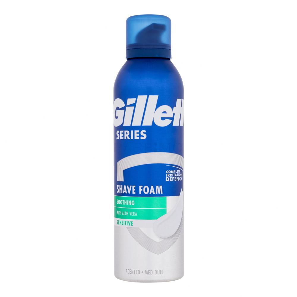 Gillette Series Sensitive Pena za britje za moške 250 ml