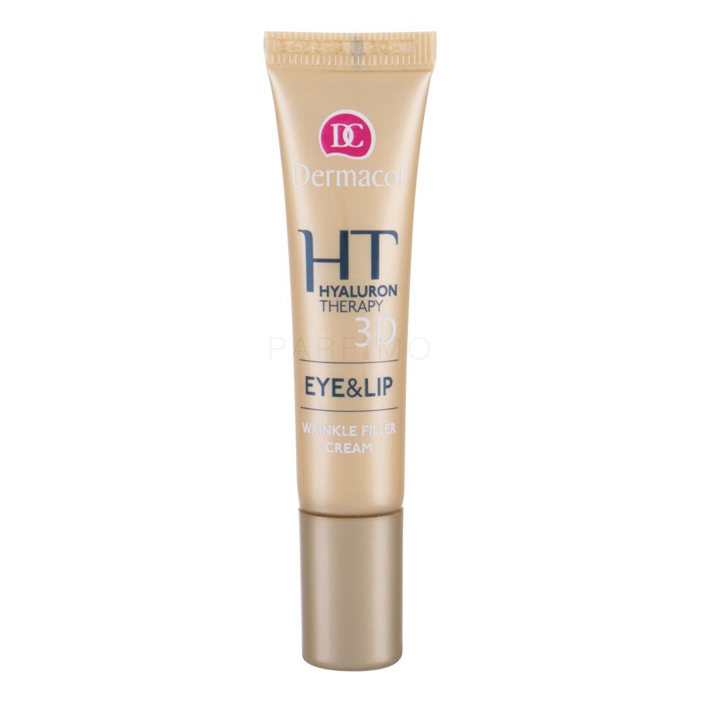 Dermacol 3D Hyaluron Therapy Eye&Lip Wrinkle Filler Cream Krema za okoli oči za ženske 15 ml