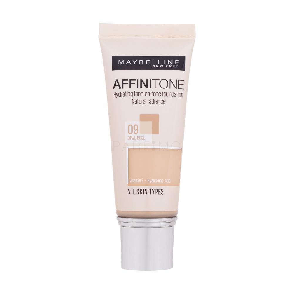 Maybelline Affinitone Puder za ženske 30 ml Odtenek 09 Opal Rose
