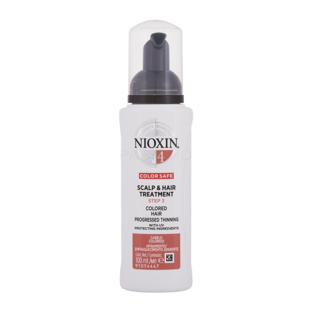 Nioxin System 4 Color Safe Scalp & Hair Treatment Nega brez izpiranja za ženske 100 ml