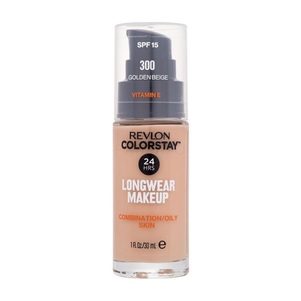Revlon Colorstay Combination Oily Skin SPF15 Puder za ženske 30 ml Odtenek 300 Golden Beige