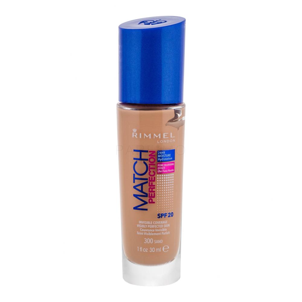 Rimmel London Match Perfection SPF20 Puder za ženske 30 ml Odtenek 300 Sand
