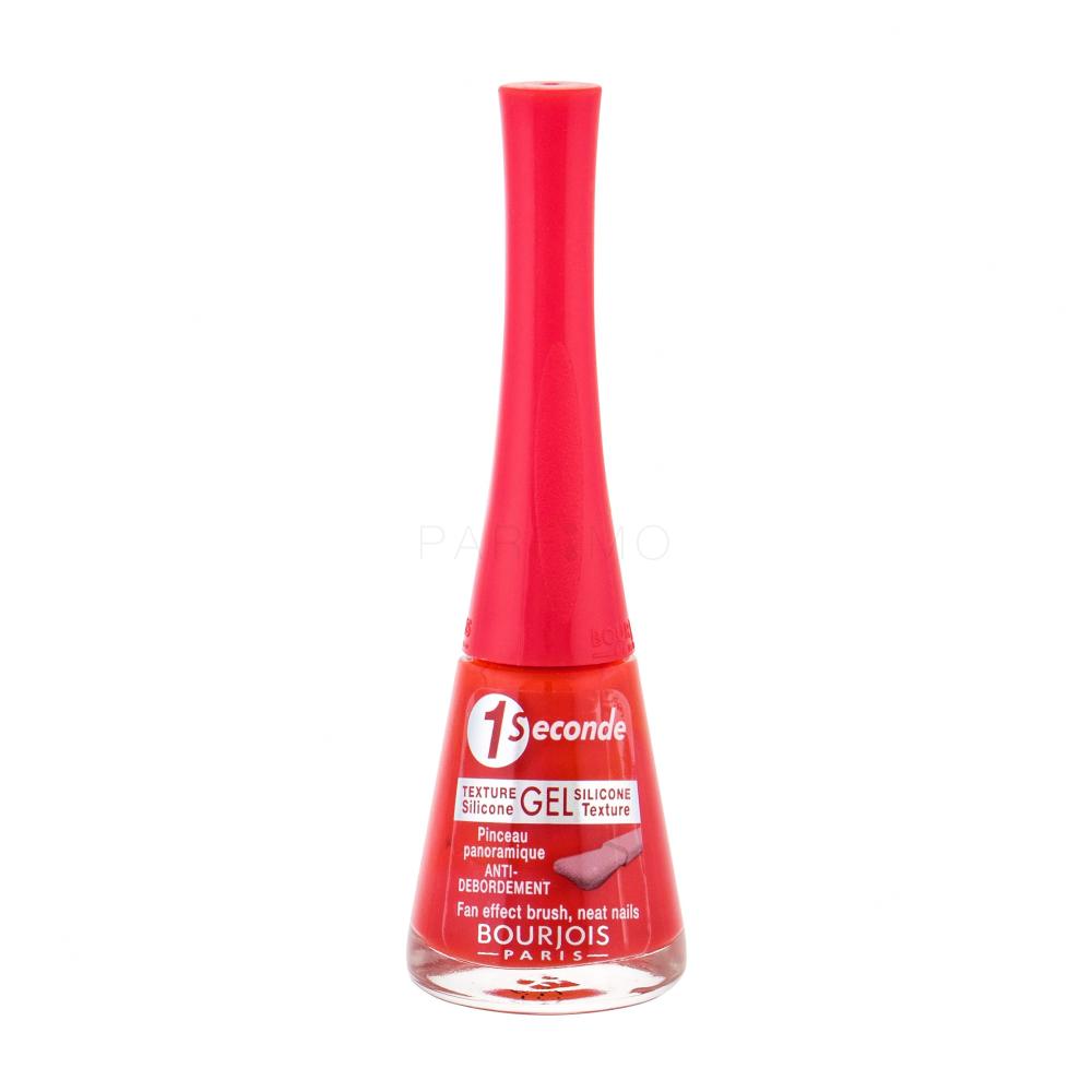 BOURJOIS Paris 1 Second Lak za nohte za ženske 9 ml Odtenek 10 Rouge Poppy
