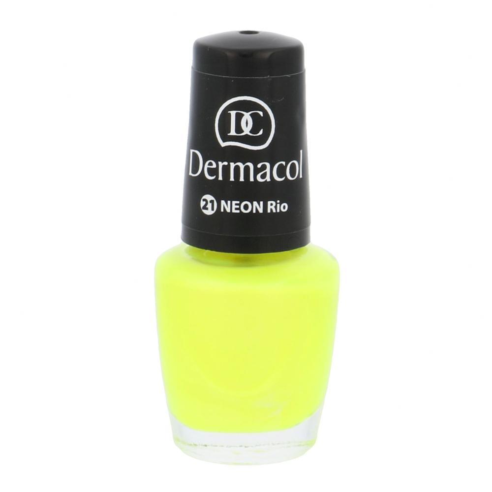 Dermacol Neon Lak za nohte za ženske 5 ml Odtenek 21 Rio