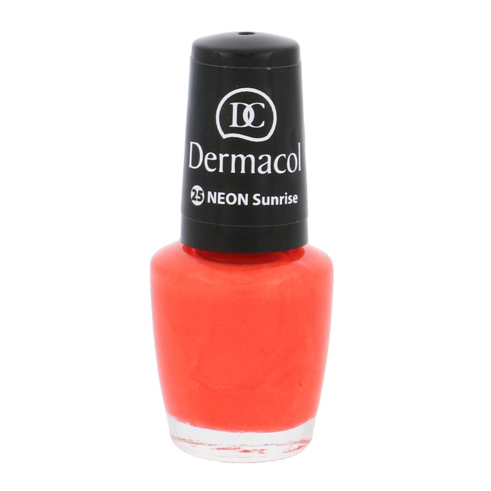 Dermacol Neon Lak za nohte za ženske 5 ml Odtenek 25 Sunrise
