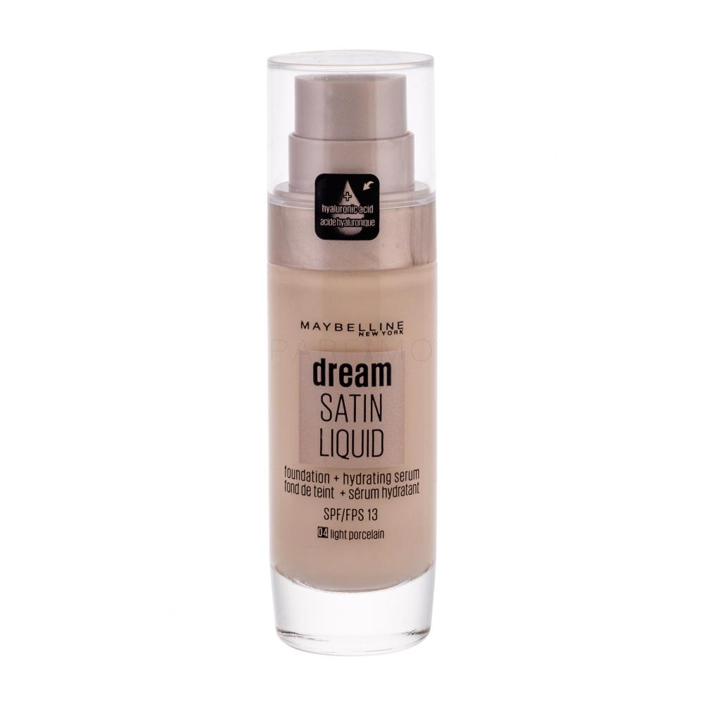 Maybelline Dream Satin Liquid SPF13 Puder za ženske 30 ml Odtenek 4 Light Porcelain