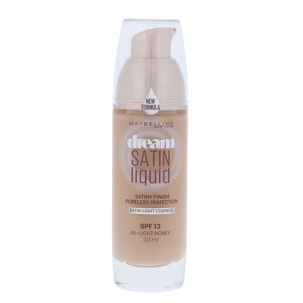 Maybelline Dream Satin Liquid SPF13 Puder za ženske 30 ml Odtenek 45 Light Honey