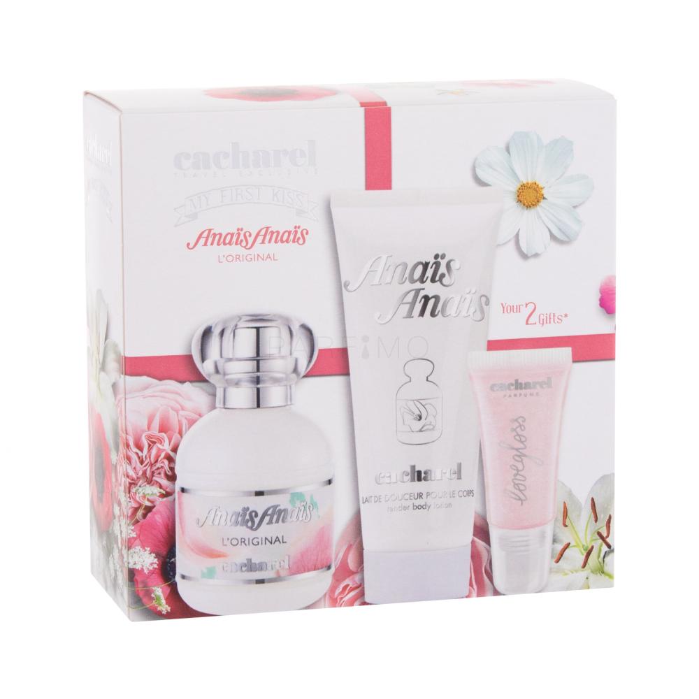 Cacharel Anaïs Anaïs L'Original Darilni set toaletna voda 30 ml + losjon za telo 50 ml + sijaj za ustnice 7 ml
