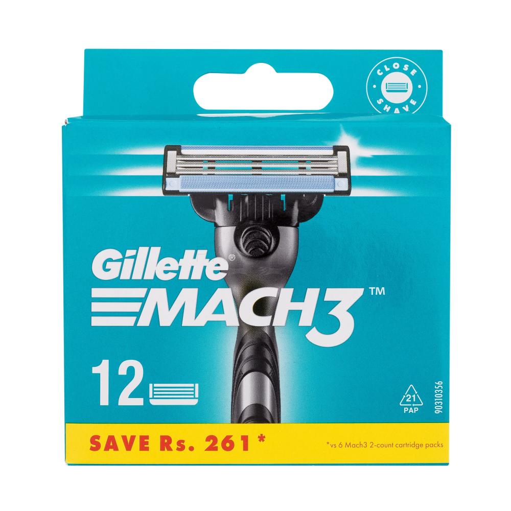Gillette Mach3 XXL Nadomestne britvice za moške Set