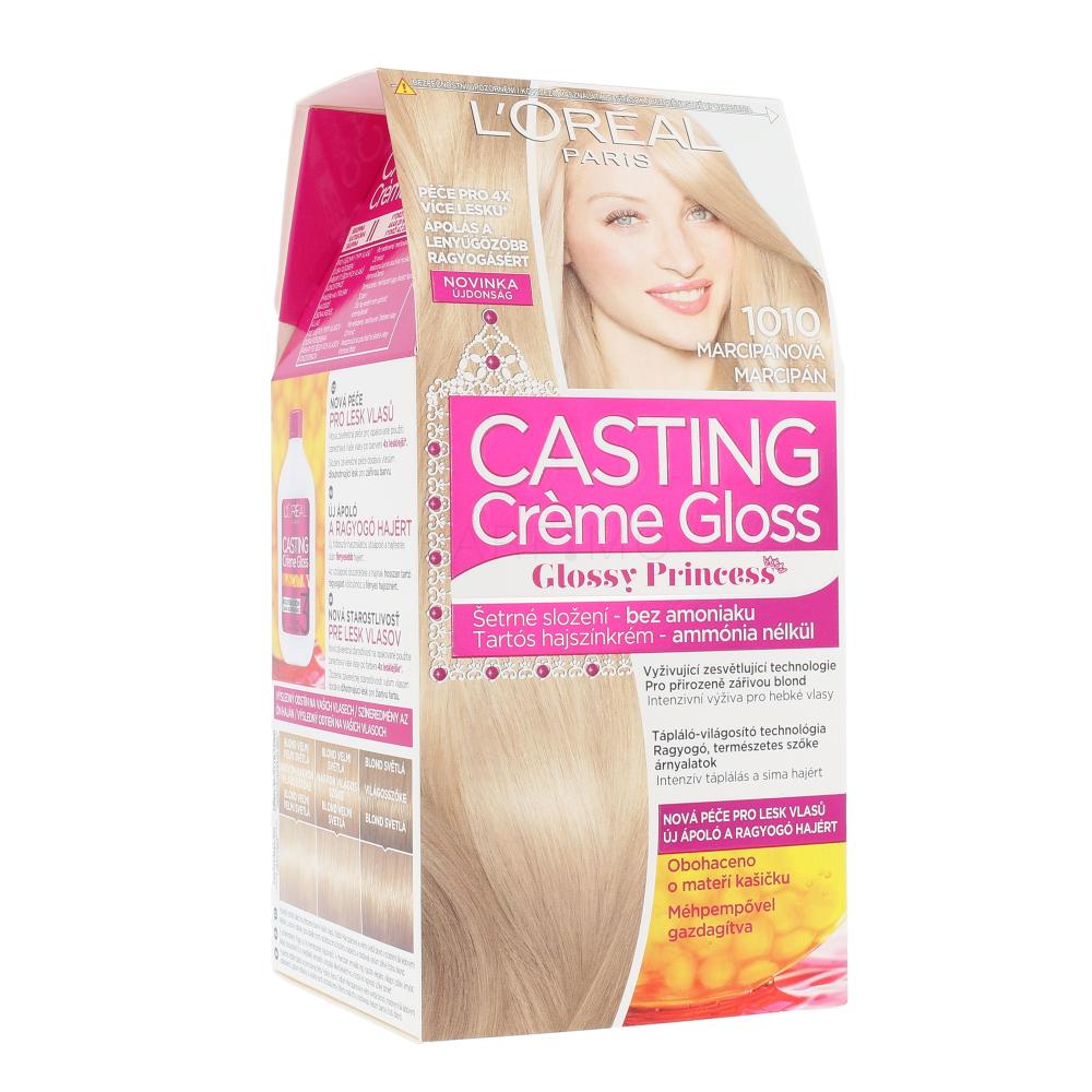 L'Oréal Paris Casting Creme Gloss Glossy Princess Barva za lase za ženske 48 ml Odtenek 1010 Light Iced Blonde