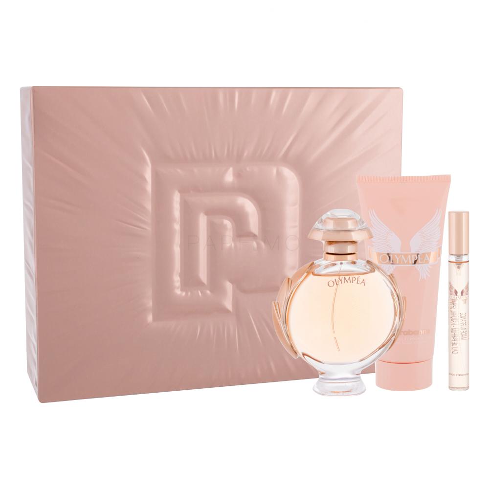 Paco Rabanne Olympéa Darilni set parfumska voda 80 ml + losjon za telo 100 ml + parfumska voda 10 ml
