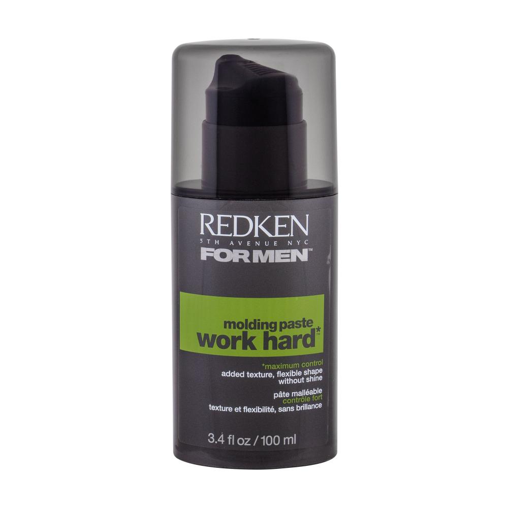 Redken For Men Work Hard Molding Paste Oblikovanje las za moške 100 ml