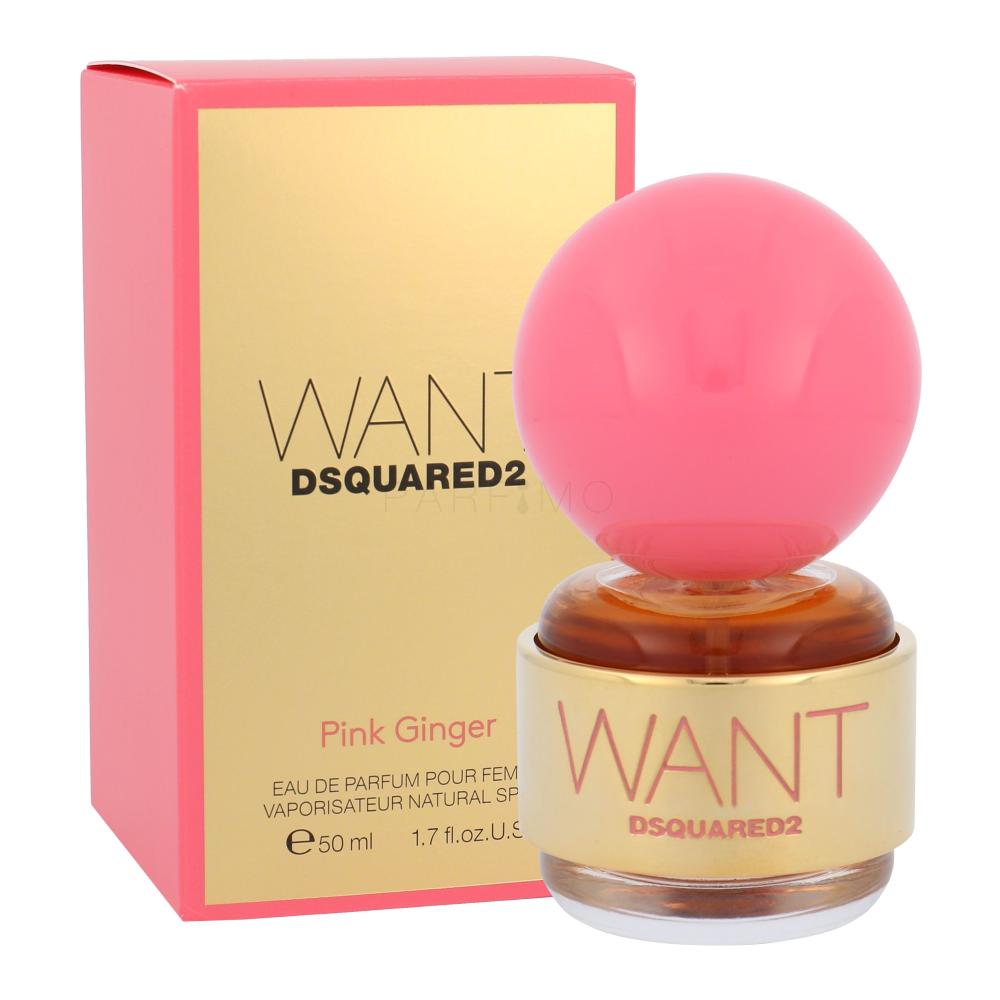 Dsquared2 Want Pink Ginger Parfumska voda za ženske 50 ml