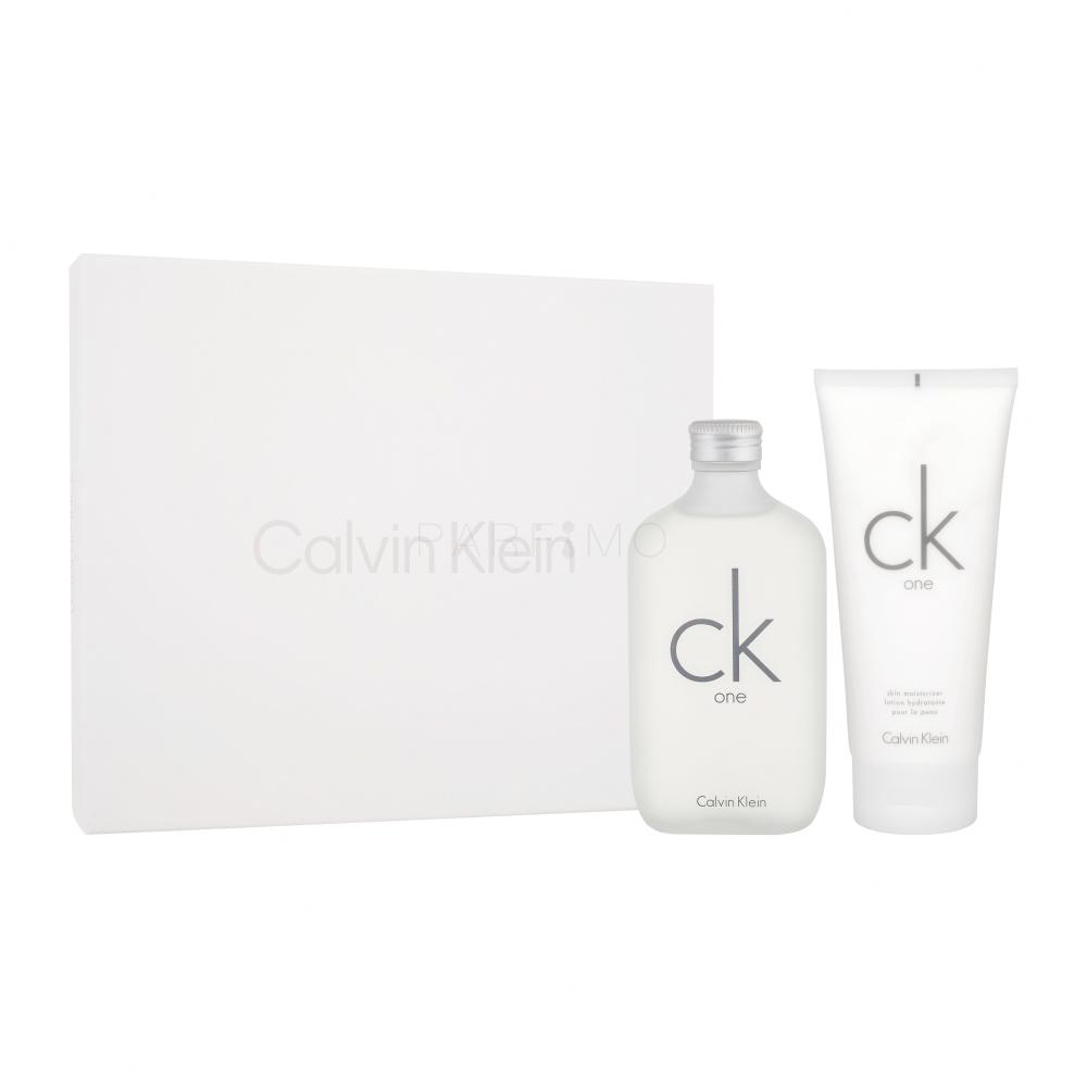 Calvin Klein CK One Darilni set toaletna voda 200 ml + mleko za telo 200 ml