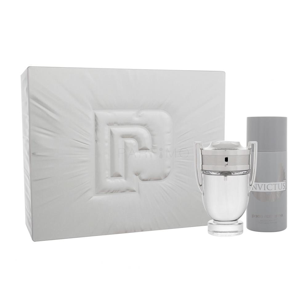 Paco Rabanne Invictus Darilni set toaletna voda 100 ml + deodorant v spreju 150 ml