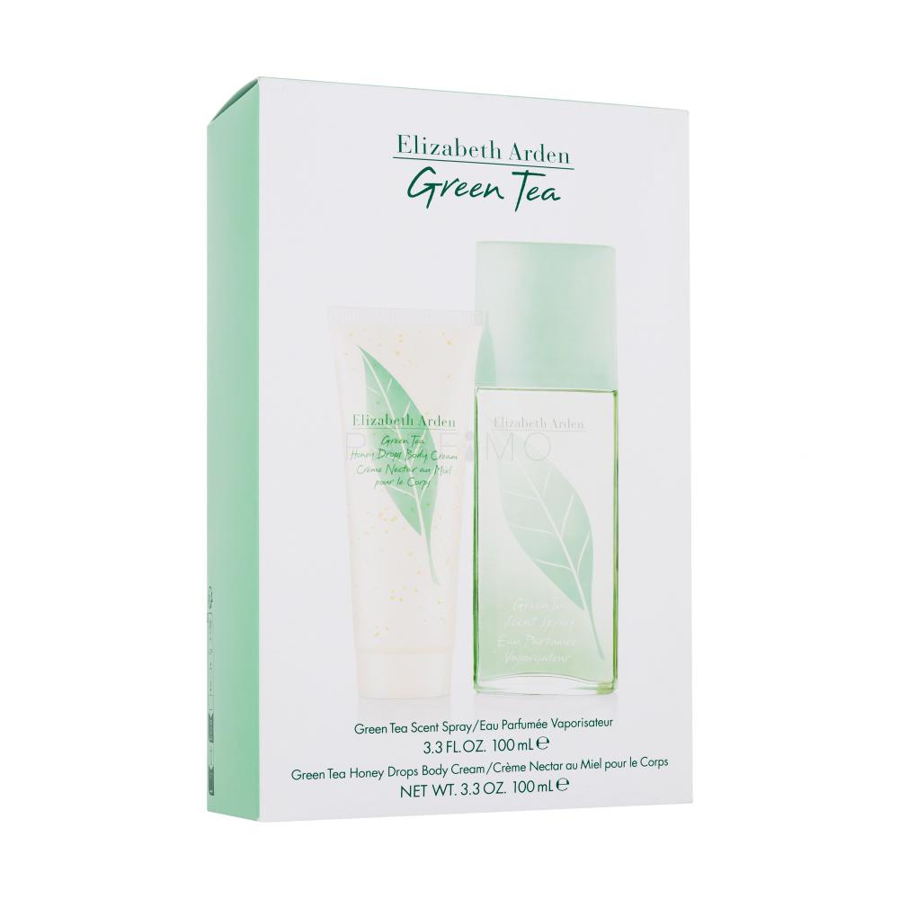 Elizabeth Arden Green Tea SET1 Darilni set parfumska voda 100 ml + krema za telo Honey Drops 100 ml