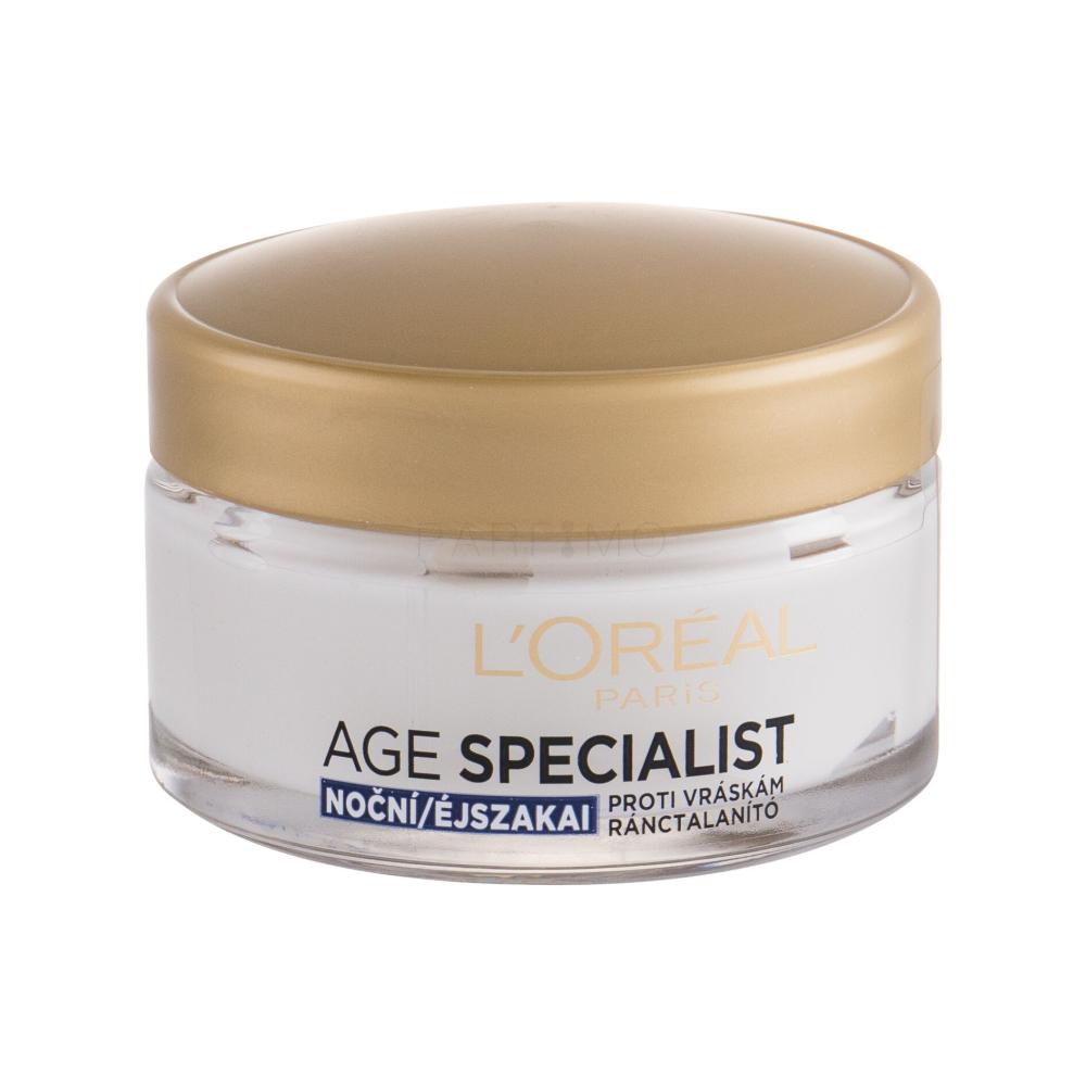 L'Oréal Paris Age Specialist 45+ Nočna krema za obraz za ženske 50 ml
