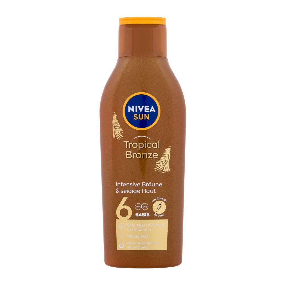 Nivea Sun Tropical Bronze Milk SPF6 Zaščita pred soncem za telo 200 ml