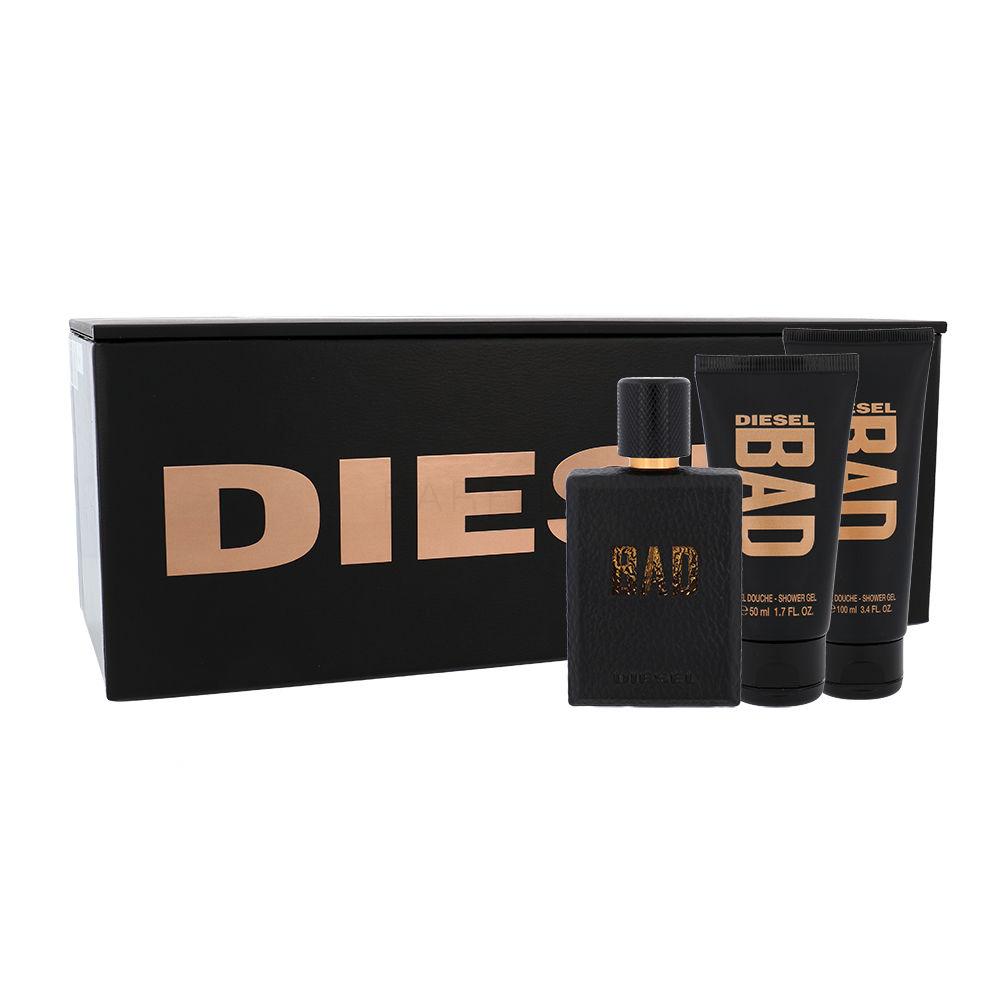 Diesel Bad Darilni set toaletna voda 75 ml + gel za prhanje 100 ml + gel za prhanje 50ml