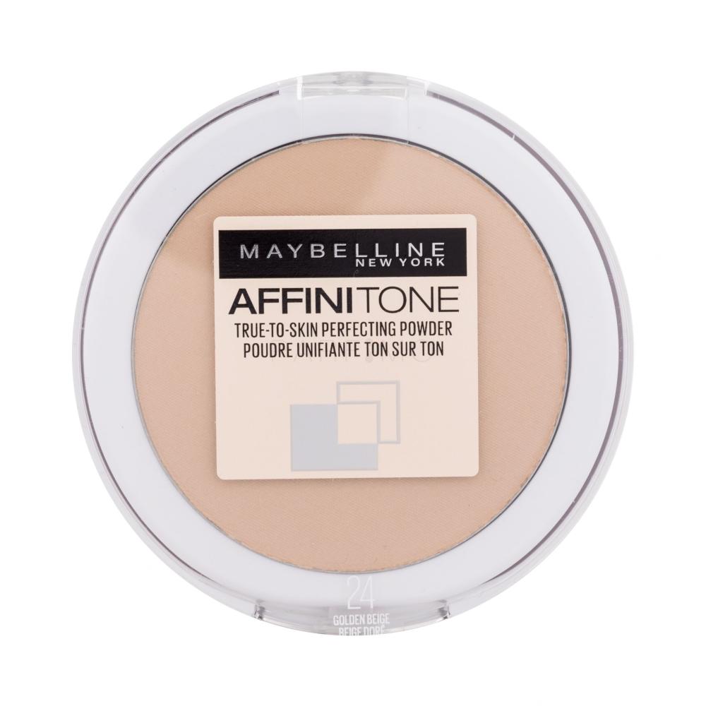 Maybelline Affinitone Puder v prahu za ženske 9 g Odtenek 24 Golden Beige