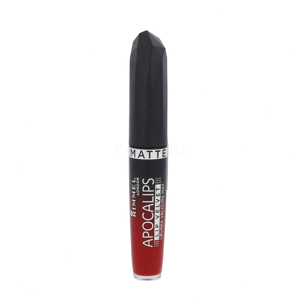 Rimmel London Apocalips Lip Velvet Matte Šminka za ženske 5 ml Odtenek 505 Burning Lava
