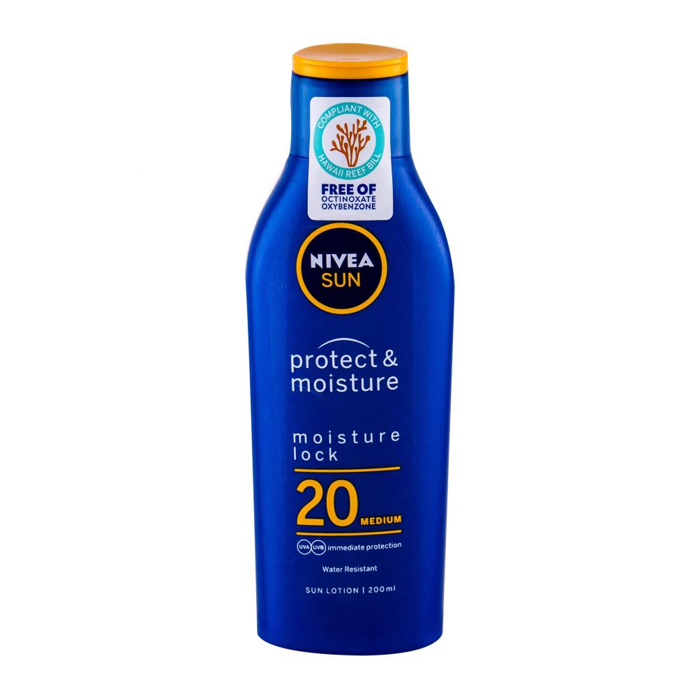 Nivea Sun Protect & Moisture SPF20 Zaščita pred soncem za telo 200 ml
