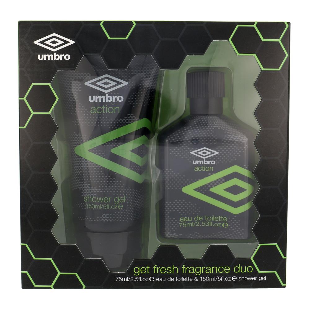 UMBRO Action Darilni set toaletna voda 75 ml + gel za prhanje 150 ml poškodovana škatla