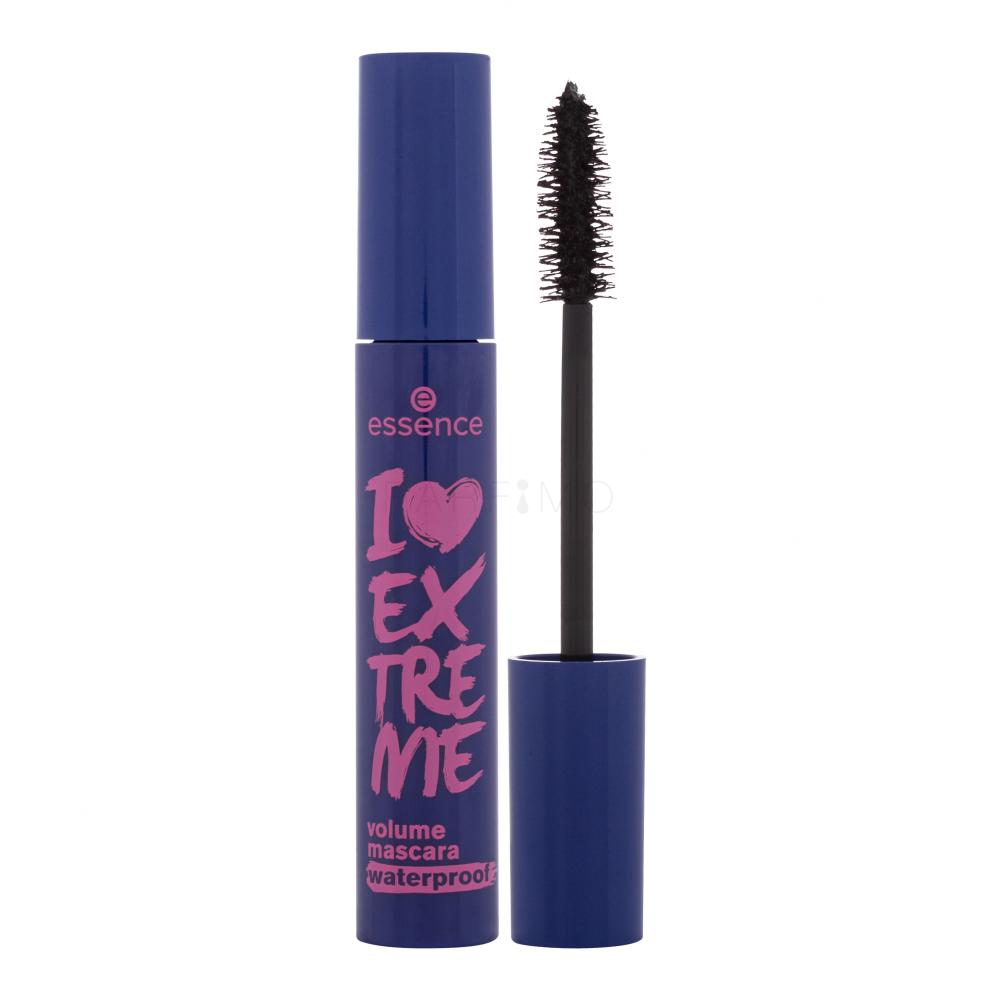 Essence I Love Extreme Volume Waterproof Maskara za ženske 12 ml Odtenek Ultra Black