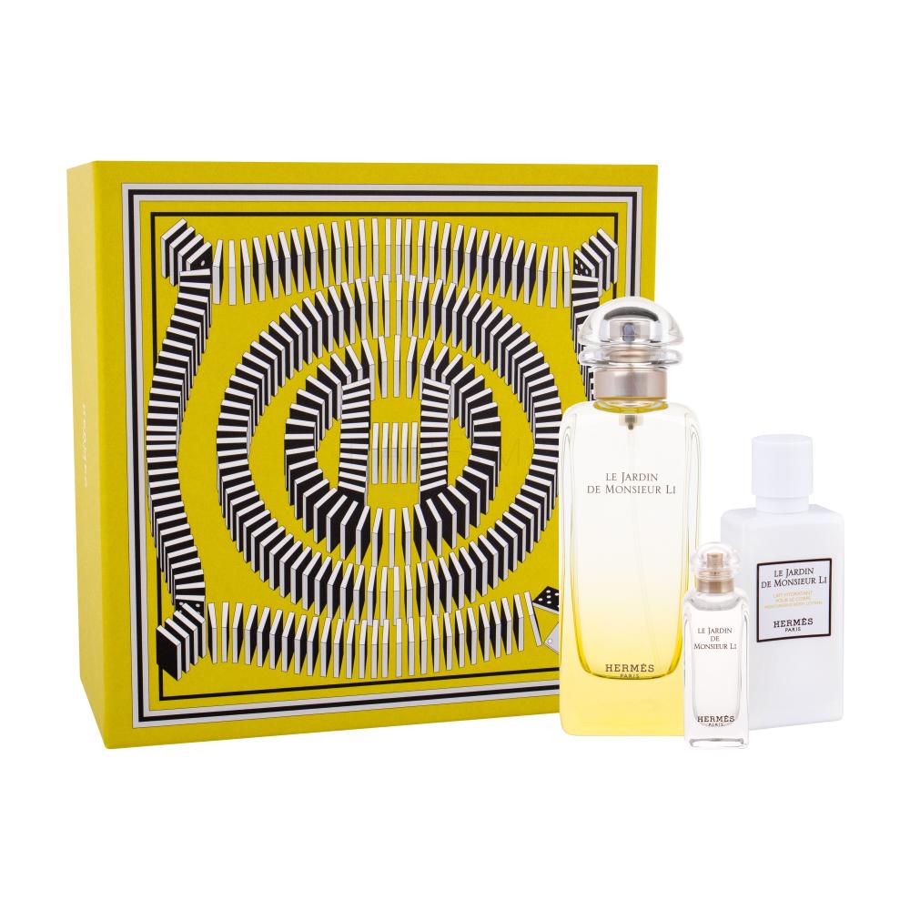Hermes Le Jardin de Monsieur Li Darilni set toaletna voda 100 ml + losjon za telo 40 ml + toaletna voda 7,5 ml