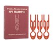 Sponka za lase Fiona Franchimon Nº1 Hairpin 3 kos Ruby Red
