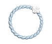 Elastika za lase By Eloise London Woven Silver Quatrefoil 1 kos Faded Denim