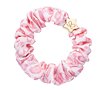 Elastika za lase By Eloise London Silk Scrunchie Gold Star 1 kos Pink Leopard