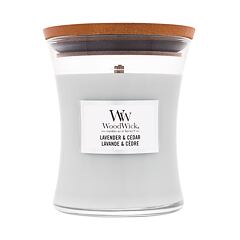 Dišeča svečka WoodWick Lavender & Cedar 275 g