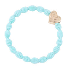Elastika za lase By Eloise London Gold Heart 1 kos Turquoise