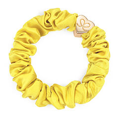 Elastika za lase By Eloise London Silk Scrunchie Gold Heart 1 kos Mellow Yellow