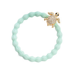 Elastika za lase By Eloise London Bling Charms Gold Diamanté Turtle 1 kos Mint