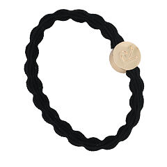 Elastika za lase By Eloise London Letter Charms Gold 1 kos R Black