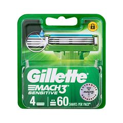 Nadomestne britvice Gillette Mach3 Sensitive 4 kos