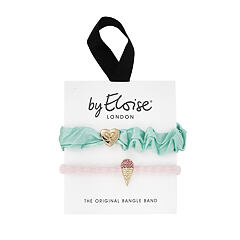 Elastika za lase By Eloise London Set Mint & Strawberry 1 kos