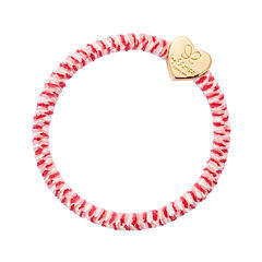 Elastika za lase By Eloise London Velvet Gold Heart 1 kos Raspberry Ripple