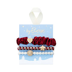 Elastika za lase By Eloise London Set Candy Cane Sparkle 1 kos
