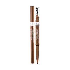 Svinčnik za obrvi Rimmel London Brow This Way Fill & Sculpt 0,25 g 002 Medium Brown