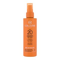 Zaščita pred soncem za telo Collistar Smart Sun Protection Tanning Moisturizing Milk Spray SPF20 200 ml